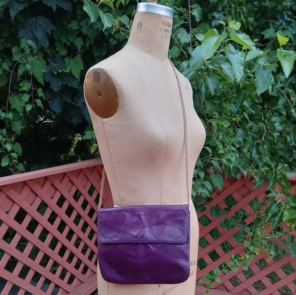 Vintage CHARLES JOURDAN Eel Skin Leather bag - Picture 1 of 15